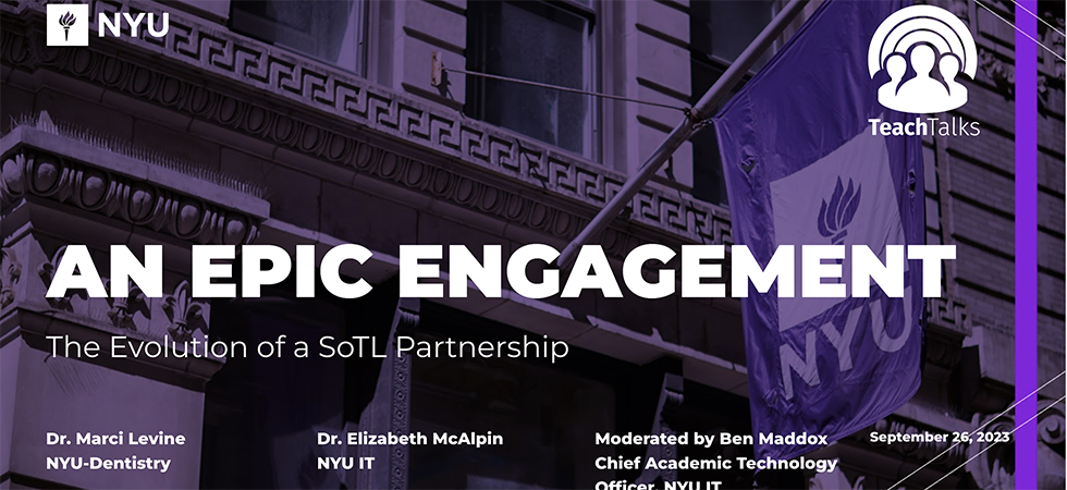 Reflections on an Epic Engagement