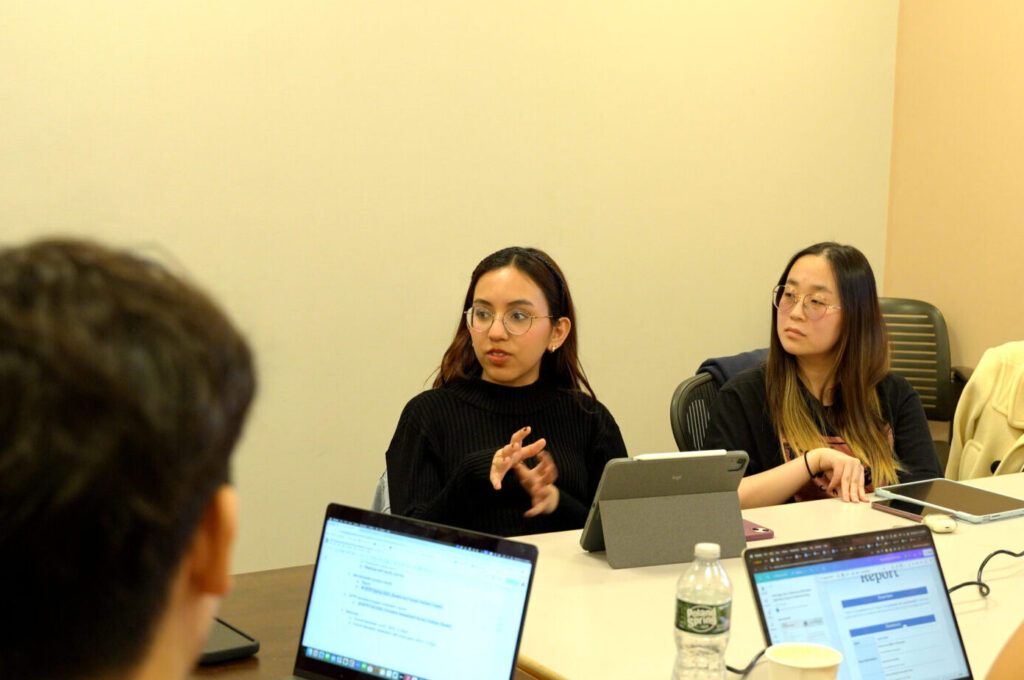 Zareth Ramos Cervantes at an SFPP meeting.